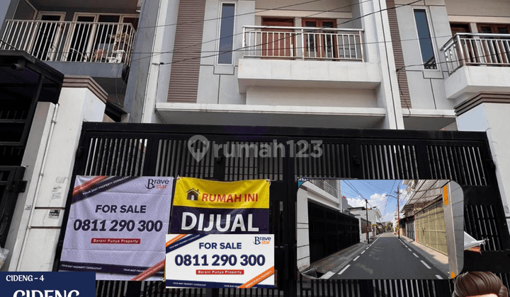 Dijual Rumah SHM , Luas 275m , 5KT di Cideng jakarta 1