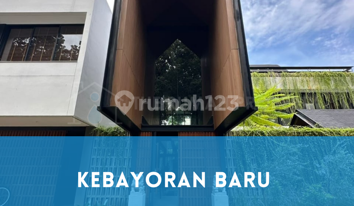 Rumah Mewah Nuansa Tropis Brawijaya Kebayoran Baru