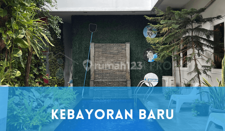 Rumah Cantik Private Pool Kebayoran Baru Dekat Senayan Pakubuwono 1