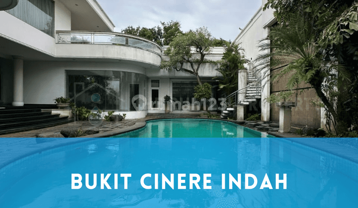 Rumah Mewah Bukit Cinere Indah Tanah Luas Ada Pool Dalam Komplek 1