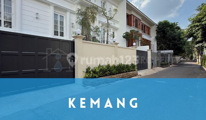 Rumah Private Pool Fully Furnished Kemang Dalam Lantai Marmer Ada Lift