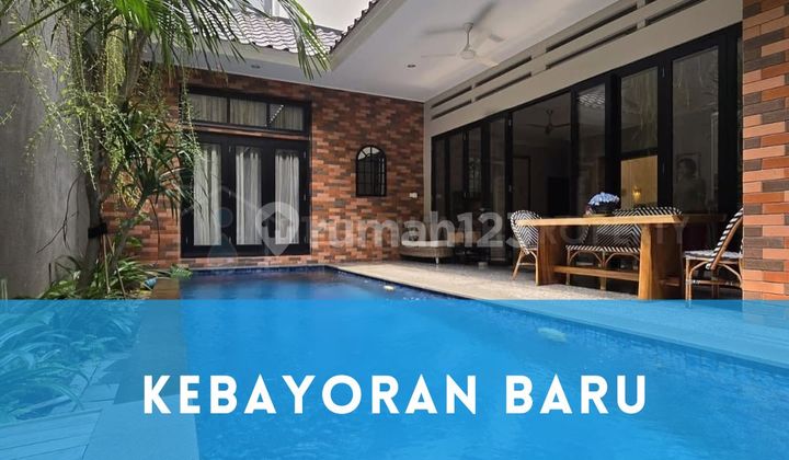 Rumah Klasik Modern Private Pool Kebayoran Baru