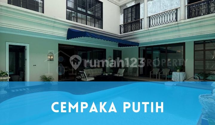 Luxury House for Sale in Cempaka Putih Private Pool Classic Design