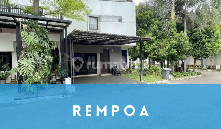 Townhouse Semi Furnsihed Rempoa One Gate Lingkungan Rapi dan Bersih
