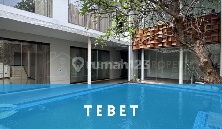 Rumah Mewah Private Pool Tebet Jaksel Jalan Lebar