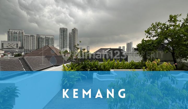 Beautiful 3-Storey House in Kemang with Rooftop View of SCBD