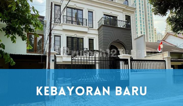 Rumah Baru 4 Lantai Modern Klasik Kebayoran Baru Dekat Pakubuwono