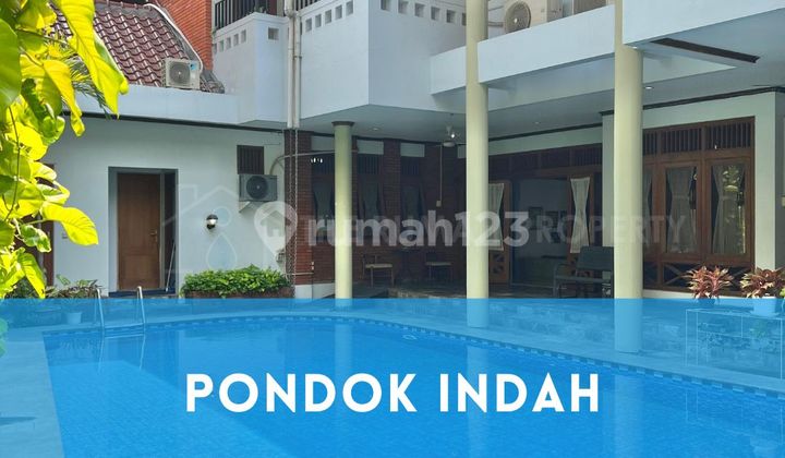 Rumah Hook Private Pool Komplek Elit Pondok Indah