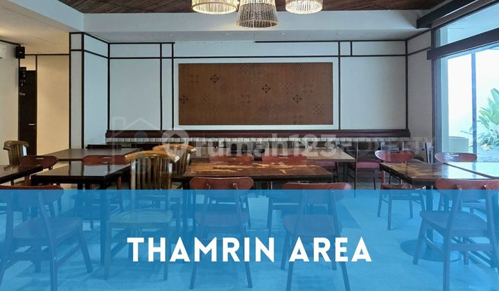 Disewakan Bangunan Ex Resto Komersil Thamring Jakpus Area Dekat Menteng dan Sarinah