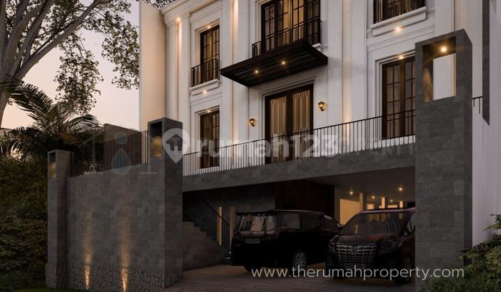 New 3-Story House Private Pool 4 Rooms Bangka Kemang 2