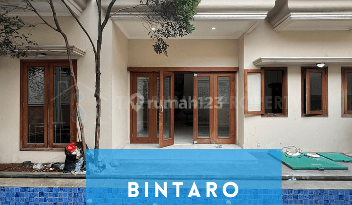 Rumah Private Pool Veteran Bintaro Jaksel Akses Tol Mudah 1