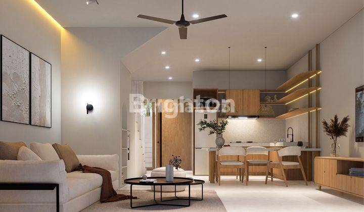 2 BR BRAND NEW TOWNHOUSE IN SANUR BEACHSIDE FULLY FURNISHED 2