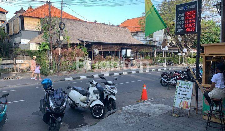 RUMAH HITUNG TANAH DI JALAN UTAMA KAWASAN PARIWISATA SANUR 2