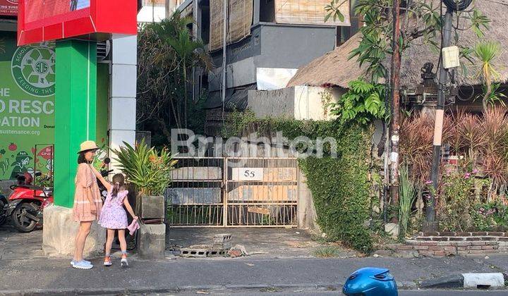 RUMAH HITUNG TANAH DI JALAN UTAMA KAWASAN PARIWISATA SANUR 1