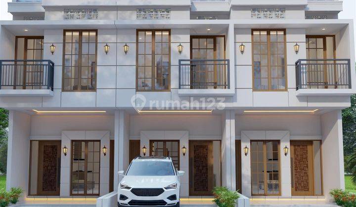 Rumah 2 Lantai Baru Semi Furnished SHM di Duren Sawit , Jakarta 1