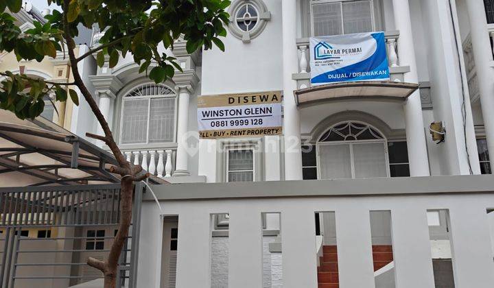 Disewakan Cepat Rumah Layar Permai Pik1 Uk 8x15 3,5 Lantai Semi Furnished 1