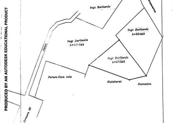Tanah Luas 4 Sertifikat di Cikunir Bekasi 