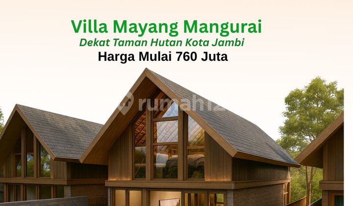 Dijual Villa Lokasi Strategis Dekat Hutan Kota Mayang, Kota Jambi Dijual Villa Lokasi Strategis Dekat Hutan Kota Mayang, Kota Jambi
