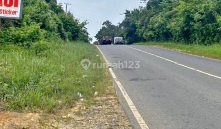 Dijual Tanah Strategis Tepi Jalan As 1 Lokasi Sengeti 1