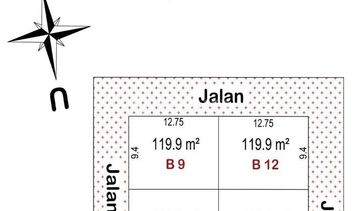 Dijual Tanah Strategis Lokasi Paal Merah 1