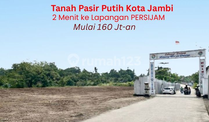 Jual Tanah Tepi Jalan As Lokasi Pasir Putih Kota Jambi