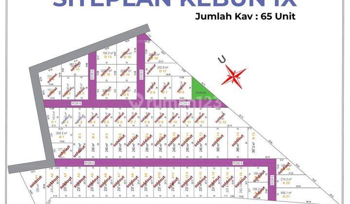 Dijual Tanah Siap Bangun Lokasi Kebun 9 Ramai Lingkungan 1