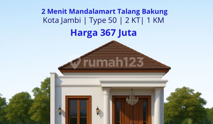 Dijual Rumah Murah di Talang Bakung, Kota Jambi