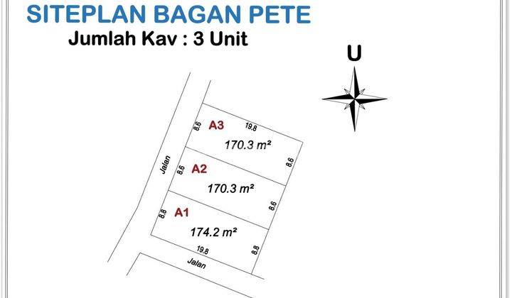 Segera miliki tanah strategis lokasi bagan pete 1