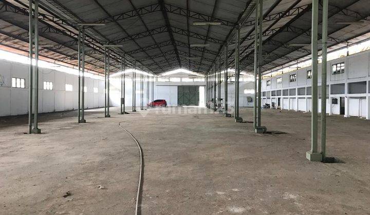 Disewa Gudang Ex Pabrik, Lt 7.120 M², Lb 3.400 M², Pasar Kemis, Tangerang 1