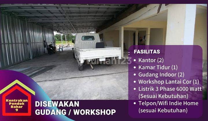 Disewa Gudang/Workshop Luas 253 M², Pondoh Bahar, Karang Tengah, Tangerang Kota 1