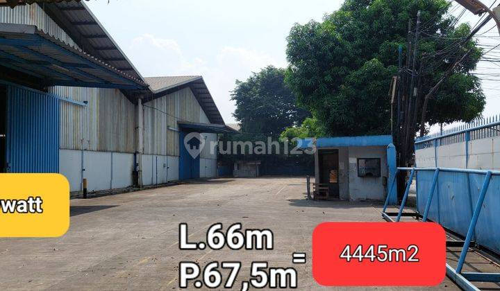 Disewa Gudang Lt 5.845M², Lb 4.445M², Jatake, Jatiuwung, Kab Tangerang 1