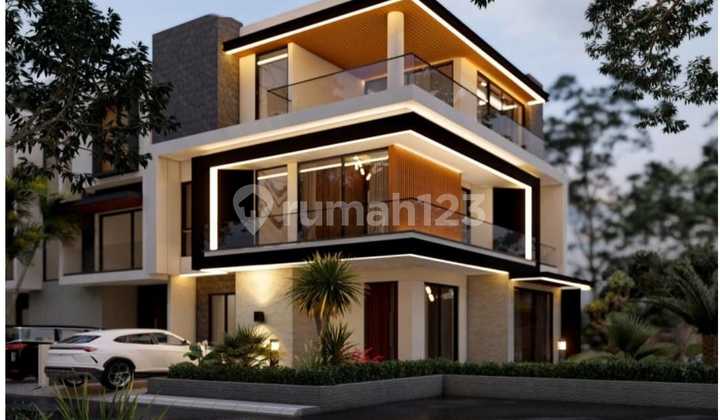 For Sale New House, Land Area 123 M², Building Area 301 M², 3 Floors, Hook, Taman Surya 5, Kalideres, West Jakarta 1