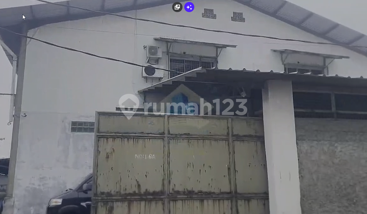 Warehouse for Sale, Land Area 1,777 M², Building Area 1,200 M², Kosambi Subdistrict, Tangerang Regency.