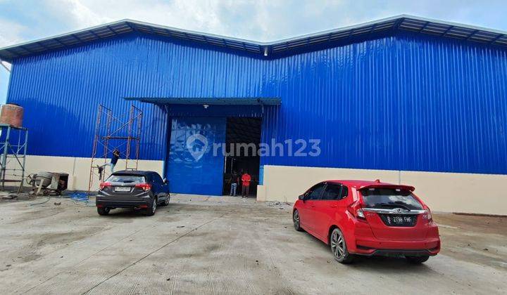 Disewa Gudang Baru Mandiri Lt 2.600M², Lb 2.200M², Panongan, Kab Tangerang 1