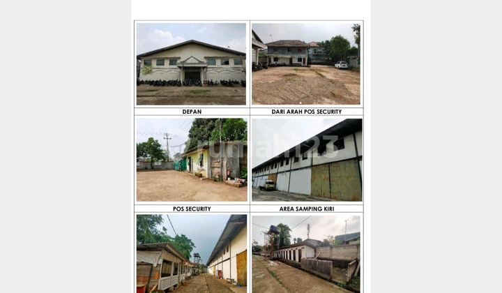 Warehouse/Factory for Sale, Land Area 18,000 m², Building Area 10,000 m², Cibinong Subdistrict, Bogor Regency Warehouse/Factory for Sale, Land Area 18,000 m², Building Area 10,000 m², Cibinong Subdistrict, Bogor Regency