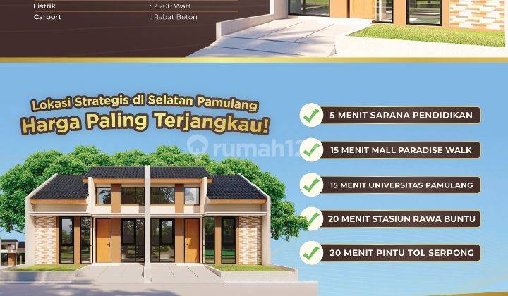 1 Unit Lagi Posisi HOOK  Rumah Baru Bisa Untuk Usaha 2