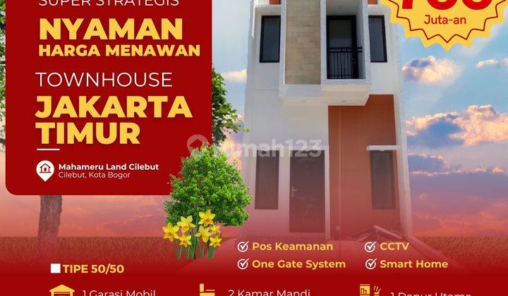 Townhouse 2 Lantai Super Strategis di Cilangkap Jakarta Timur 1