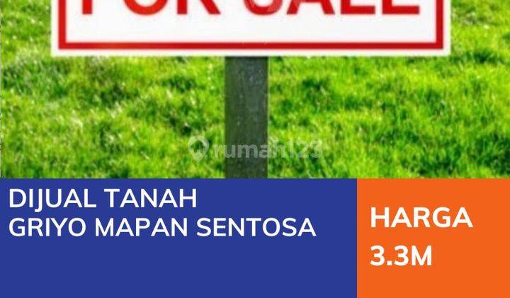 Tanah di Perumahan Griyo Mapan Sentosa, Sidoarjo SHM 450 m² 2