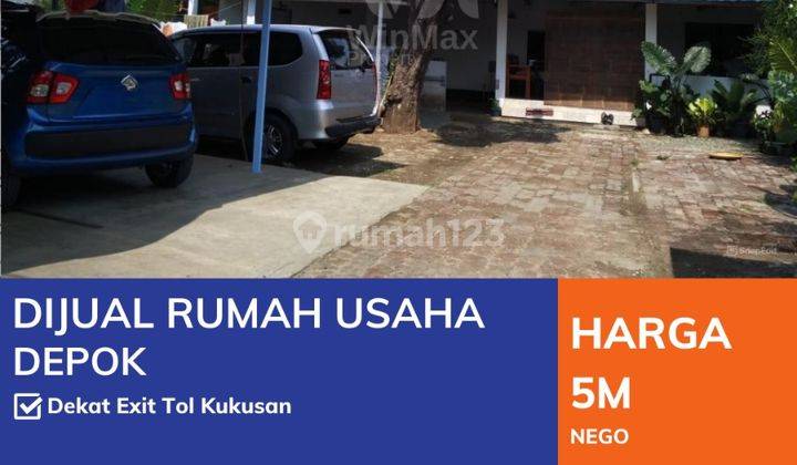 Rumah Usaha Kontrakan Bagus Semi Furnished SHM di Beji, Depok 1