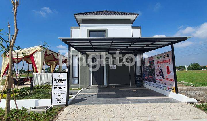 Rumah Type Mezanine Di Nol Jalan Raya Keboan Anom - Sukodono Sidoarjo 783 Juta Free All Biaya Kpr 1