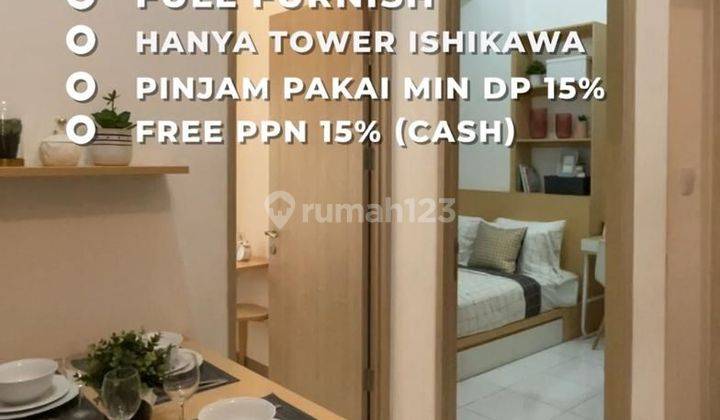 Apartemen Tokyo Riverside PIK 2 2 Kamar Tidur Baru Furnished 2