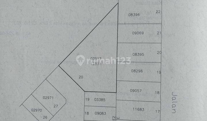 tampak depan dijual lahan tanah kavling batam