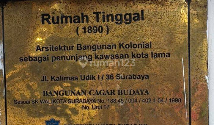 Rumah Classic Kuno C2 Cagar Budaya Surabaya  2