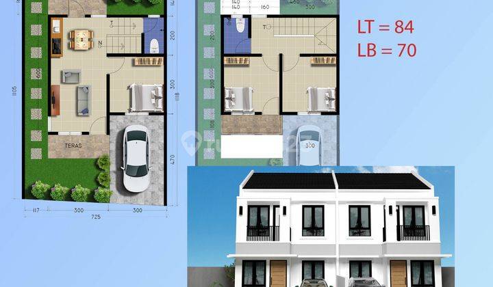 Rumah BARU STRATEGIS di Sawangan Depok harga KELUARGA! SHM 2