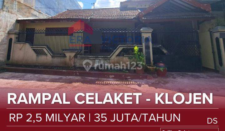 Rumah Sewa Tengah Kota Malang 1.5 Lt Min. Sewa 2 Thn 1