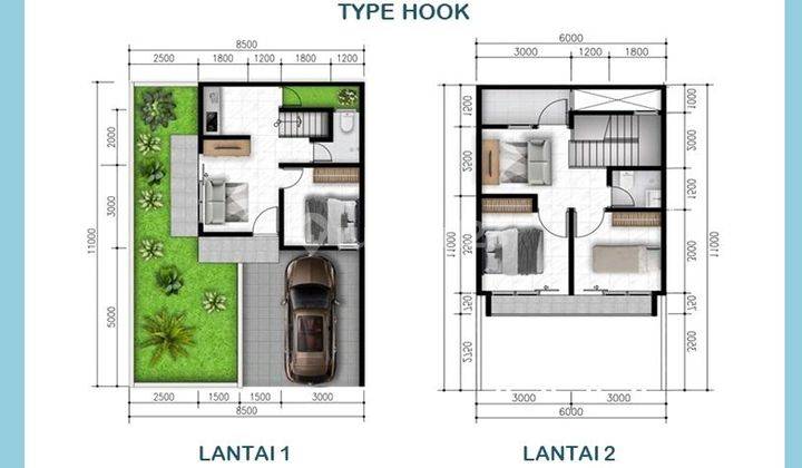 Rumah 2 Lt Dp 0 di Tengah Area Pamulang, Lokasi Strategis Dekat Fasilitas Publik 2