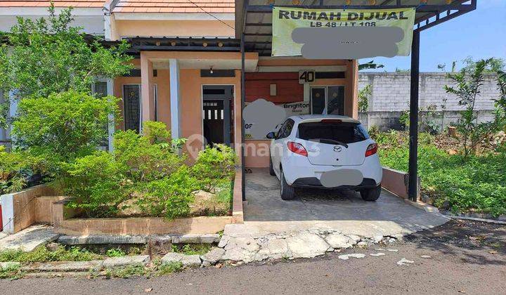 Rumah Dijual Cepat, Lokasi Strategis Dekat Tol Cimanggis, Gerbang Komplek Langsung Jalur Angkot, Di Sukatani, Depok