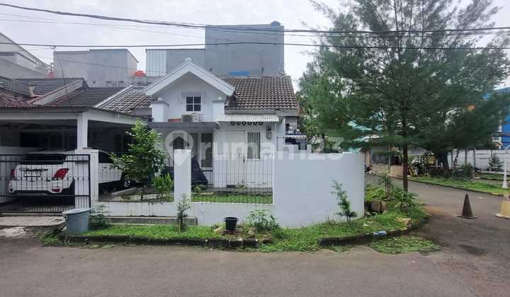 Rumah Hoek dengan harga 1M an dan luas besar di Cluster Graha Raya