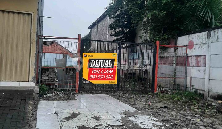 Tanah Luas 651m2 Pinggir Jalan Jelupang Serpong Utara