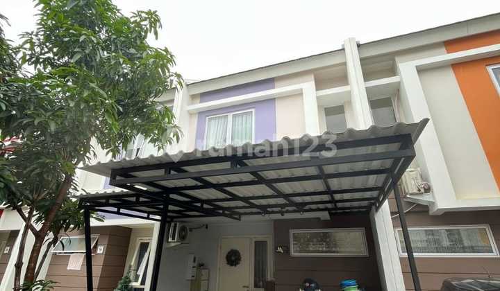 Rumah 2 Lantai Bagus Furnished BR 3 di Cluster Maztinez, Gading Serpong